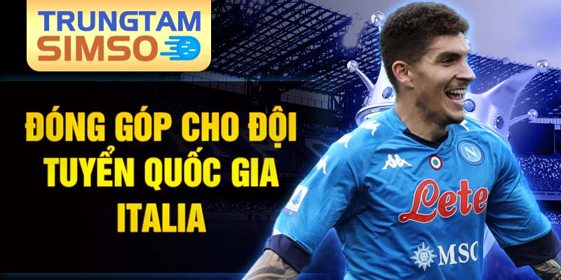 Đóng góp cho đội tuyển quốc gia italia